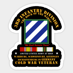 3rd ID - Germany w Cold War SVC Sticker